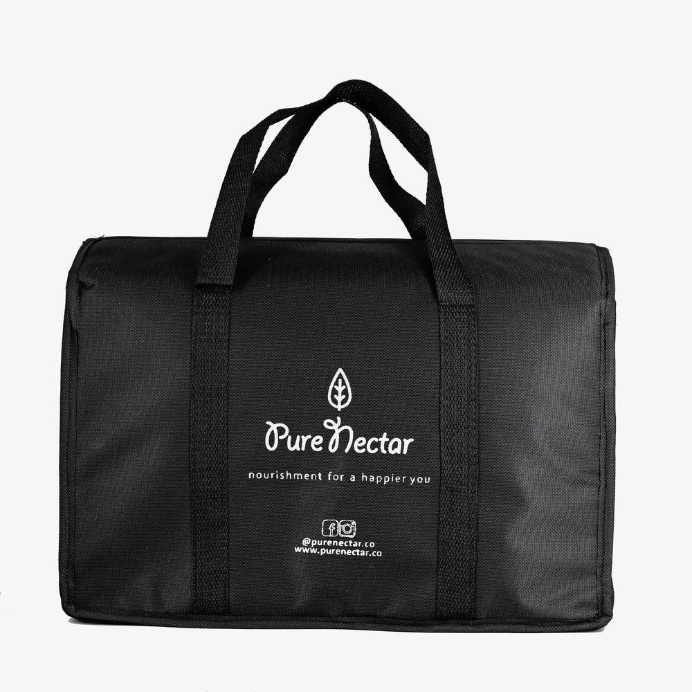 Pure Nectar Black Thermal Bag