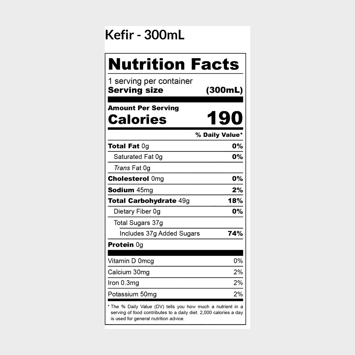 Keifer Label LEMON WATER KEFIR (300mL) – Pure Nectar