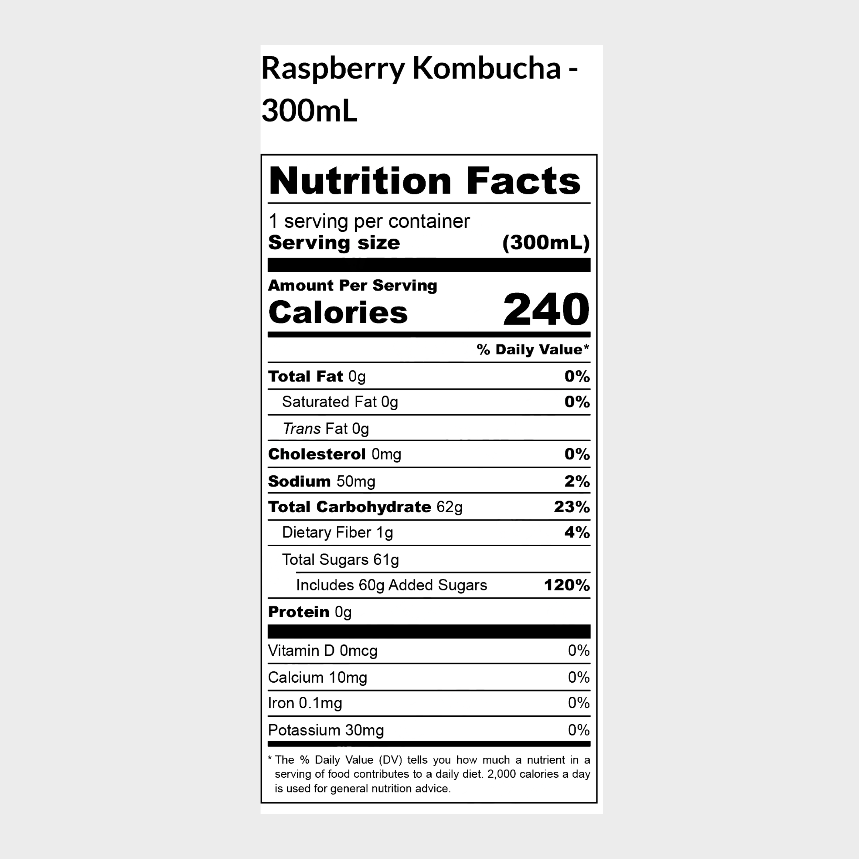 RASPBERRY KOMBUCHA – Pure Nectar