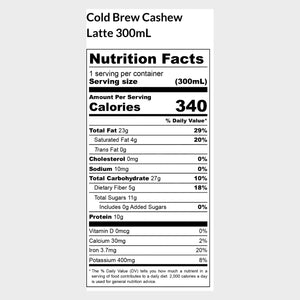 COLD BREW CASHEW LATTE