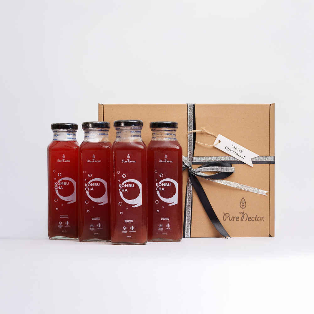 RASPBERRY KOMBUCHA GIFT SET