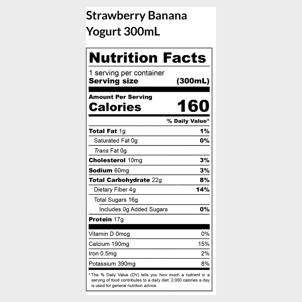 STRAWBERRY BANANA YOGURT